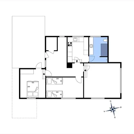 8815-hvide-sande-firklovervej-4-kaelder Apartamento Hvide Sande